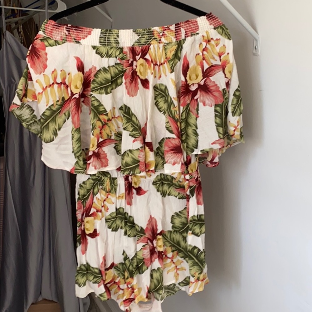 Off the shoulder romper